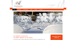 Desktop Screenshot of fernandomartincatering.com